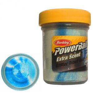 Паста Berkley Select Glitter Troutbait 50 gr ESTBGWNB Blue Neon/White (1004932)